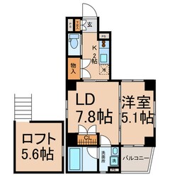 グランメールモリタの物件間取画像